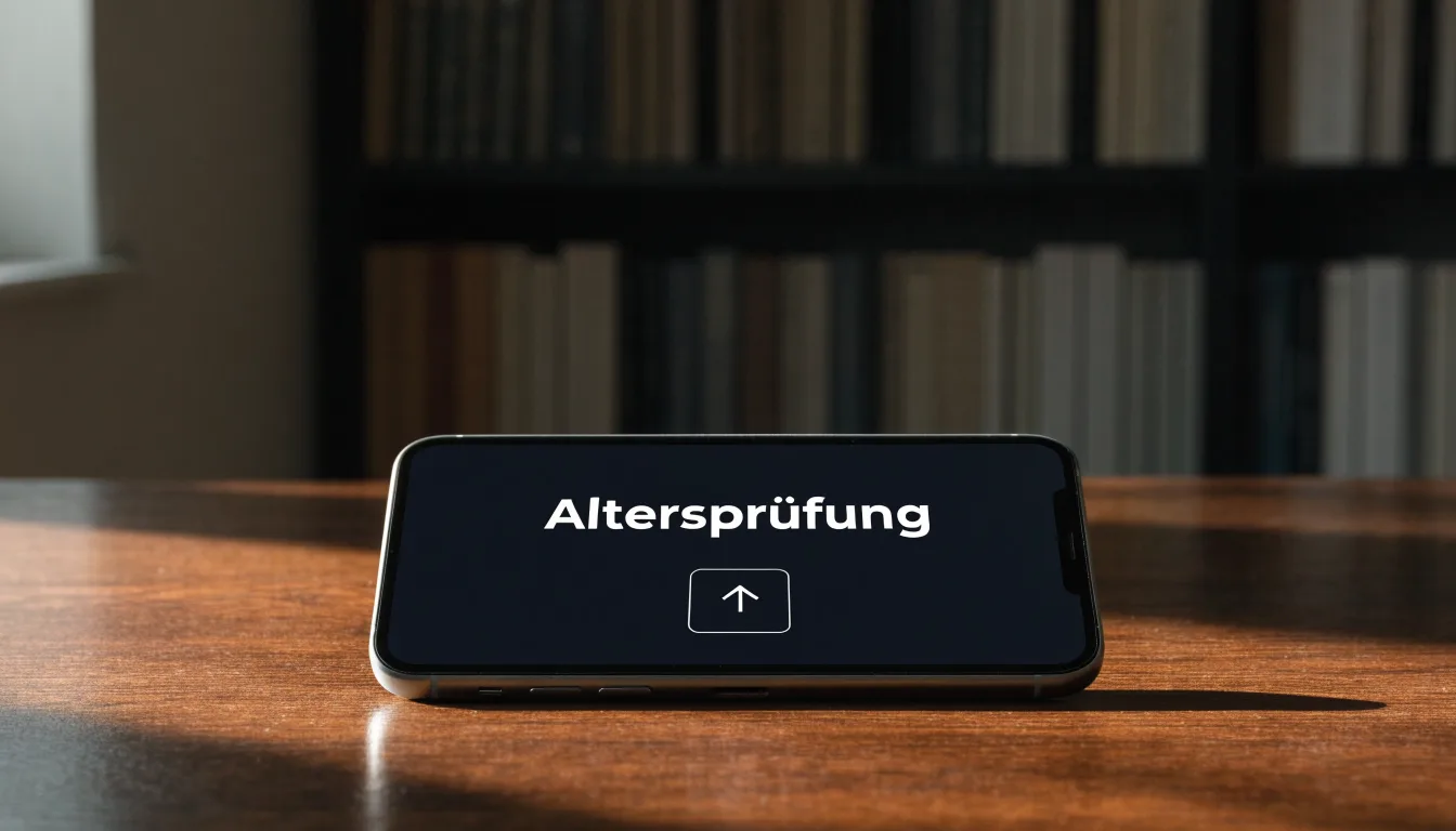 Ein hölzerner Richterhammer liegt auf einem Schreibtisch vor einem unscharfen Bücherregal.
